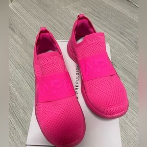 APL techloom bliss sneaker - worn 2x only! “Like new condition” Fusion Pink